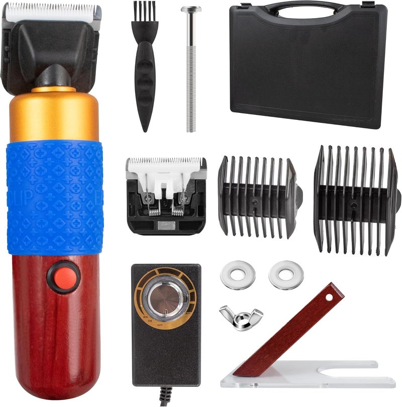 NEEDLENEST Carpet Trimmer with Shearing Guide and 2 Blades, Speed Adjustable Rug Tufting Carver Clippers, Electric Rug Shears Carpet Carving Tool for Handmade Rug Clean and Tufted Rug - Image 1